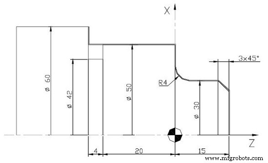 NUM 760 CNC Lathe: Contour Turning & Grooving – Full G-Code Example