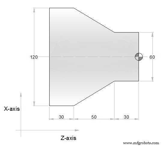 G90 Turning Cycle Example on GSK 980 TDc CNC Lathe – Straight and Taper Turning