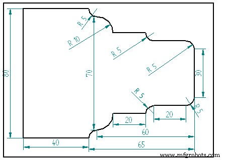 Mastering Multi‑Radius Arc Machining on a CNC Lathe: G02 & G03 Program Example