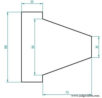 CNC Lathe Taper Turning Program: Easy Step-by-Step Example
