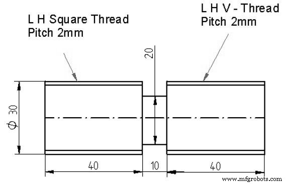 Manufacturing Dowel Screws with Dual-Ended Threads Using CNC G76 Thread Cycle