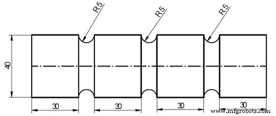 Efficient CNC Lathe Subprogram Calls for Repeated Pattern Cutting