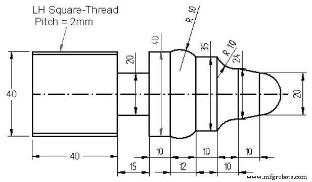 Fanuc CNC Lathe: G76 Left-Hand Threading & G75 Grooving Demo