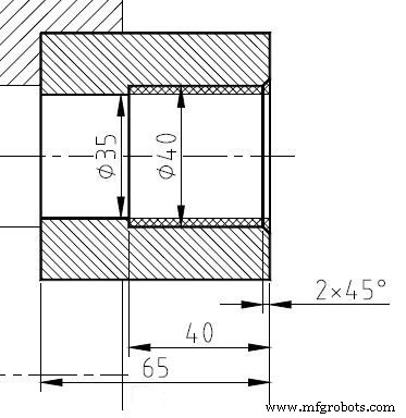 CNC Lathe Inside Turning & Boring: Practical Program Example