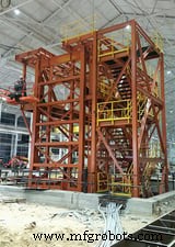 Swanton Welding Completes Structural Steel Accumulator Towers for Detroit Coating Facility