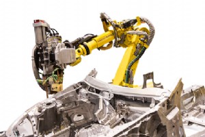 Fanuc スポット溶接ロボットで退屈を解消