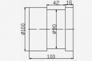 Fanuc G75 溝入れサイクル CNC プログラム例
