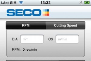 CNC 機械工向け Seco Tools Assistant モバイル アプリ