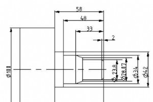 Fanuc G70 G71 荒削りおよび仕上げ旋削サイクル プログラムの例 