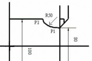 CNC プログラミング例 G コード G02 円弧補間 時計回り