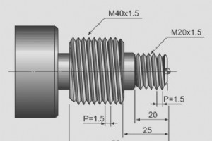 CNC プログラミング例の G76 スレッド サイクル