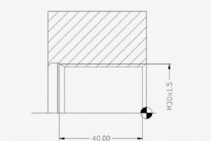 Innengewinde auf Fanuc 21i 18i 16i mit G76-Gewindezyklus