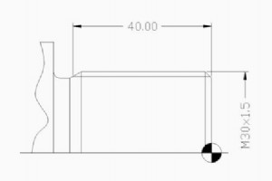 Fanuc 21i 18i 16i CNC での G76 ねじ切りサイクルによるおねじの切削