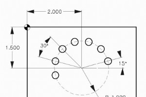 Haas CNC G71 ボルト穴円弧コマンド サンプル プログラム