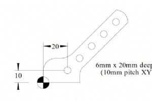G81 穴あけサイクルと G91 サンプル プログラムで穴あけを繰り返す