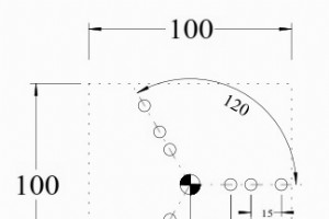 Exemple de programme de rotation de coordonnées Fanuc G68