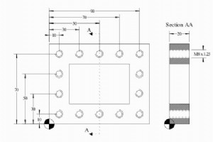 G81 穴あけサイクル G84 タッピング サイクル CNC プログラムの例