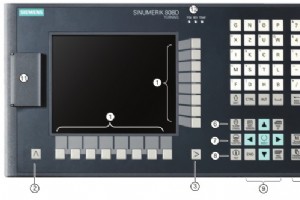 Présentation du panneau de commande Sinumerik 808D