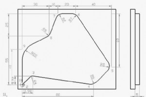 Sinumerik 810 プログラミング例 CNC ミル