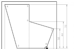 G41 G40 カッター半径補正 CNC ミル プログラムの例