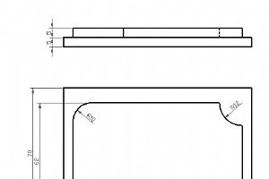 Programme de fraisage CNC avec compensation de rayon de fraise G41 à gauche