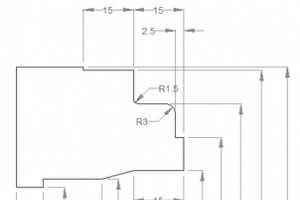 CNC 旋盤の基本的なプログラミング例 ID/OD ターニング/ボーリング操作 (固定サイクルを使用しない)