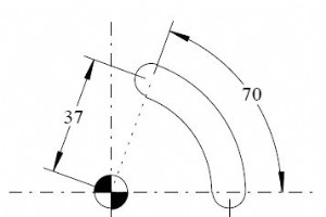 半径を増やすための G65 マクロ