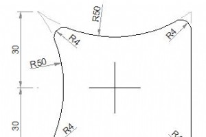 G02 G03 CNC ミルの例