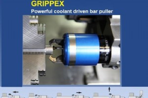 クーラント駆動バープラー Grippex のオークマ プログラム例