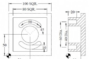 Externer Zapfen, Kreistasche und Kreisschlitz, Übung Heidenhain Dialogprogrammierung