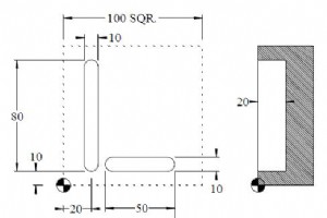 Slotting Cycle Heidenhain 会話型プログラミングの例