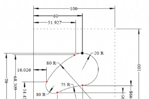 ハイデンハイン TNC プログラミング 円弧の演習