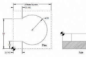 ハイデンハイン TNC プログラミング サークル アーク (RAD) 演習