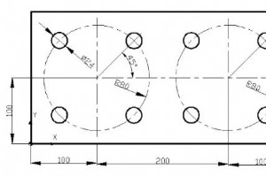 Fanuc G52 ローカル座標 G15 G16 極座標プログラムの例