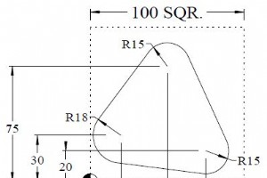 ハイデンハイン会話型 CNC プログラムの例