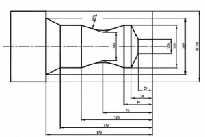 NCT プログラム例 G71 ストック除去サイクル CNC 旋盤