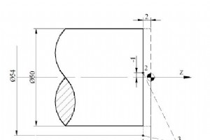 Exemple de programme de tour CNC à simple surfaçage