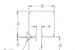 Exemple de programmation CNC d électroérosion à fil Sodick