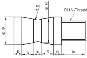 G73 G76 サイクルによる CNC 旋盤部品加工