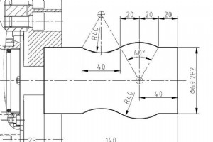 Ejemplo de programa de interpolación cilíndrica CNC