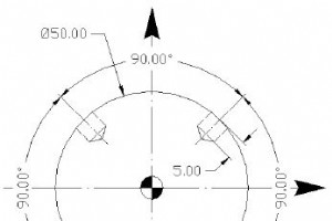 Fanuc G87 ラジアル/サイド ドリル サイクルのプログラミング例
