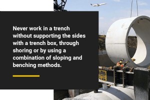 塹壕作業の安全に関する 6 つのヒント - 塹壕安全ガイド