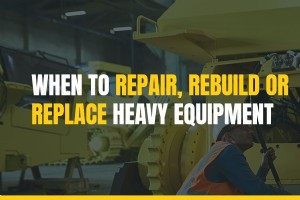 重機を修理、再構築、または交換する時期