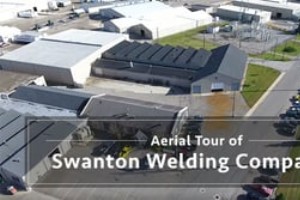 Tur Udara Fasilitas Fabrikasi Logam Pengelasan Swanton