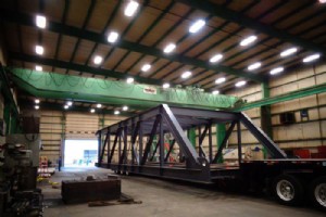 大型物料输送机结构框架