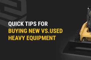 在新的和二手的重型设备之间做出决定：专家购买技巧 