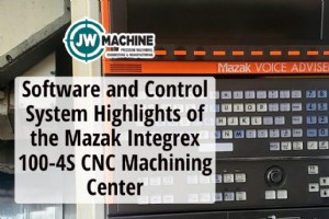 Mazak Integrex 100-4S CNC センター:高度なソフトウェアおよび制御システム機能 