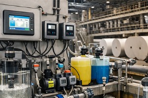 最新の製紙工場向けの精密な水質監視と化学物質管理 