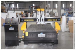 ダブルヘッド 1530 5 x10  回転軸 CNC マシンセット、ネパールに配送 