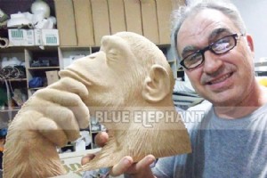 3 軸 2040 CNC ウッドルーターマシンの展示 